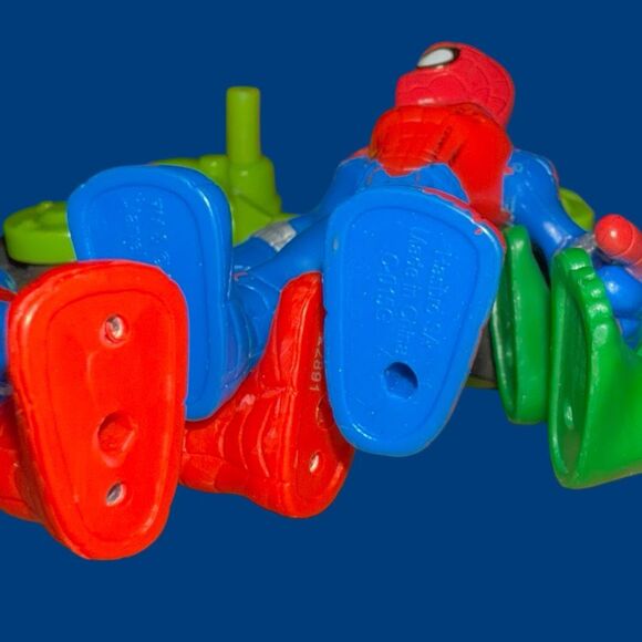 Playskool Marvel Super Hero Hulk Spider-Man Adventure Hero’s Motorcycle Figures - Picture 6 of 7